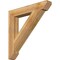 Ekena Millwork Traditional Slat Rough Sawn Bracket, Western Red Cedar, 6"W x 40"D x 40"H BKT06X40X40TRA06RWR - alternate 1